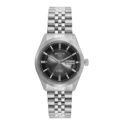 Relógio Seculus Masculino Ref: 77361g0svna1 Automático Prateado