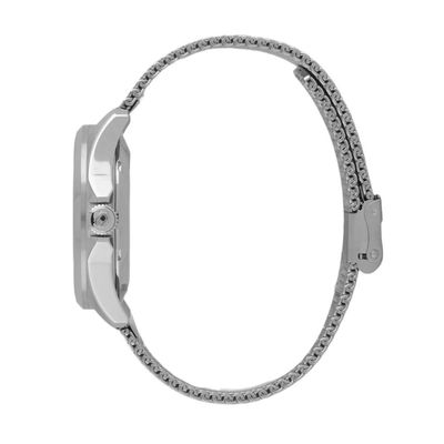Relógio Orient Masculino Ref: Yn6ss009 P2sx Automático Mesh Prateado