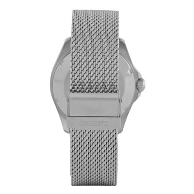 Relógio Orient Masculino Ref: Yn6ss009 P2sx Automático Mesh Prateado