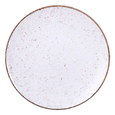 Prato Raso Tramontina Rustico Marrom MaxForce em Porcelana 30 cm