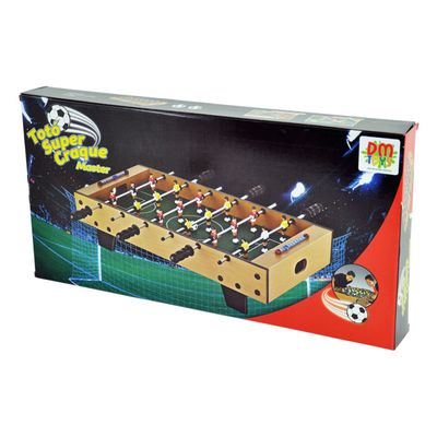 Mesa De Pebolim Mini Super Craque Master 70cm - Dm Toys 5752