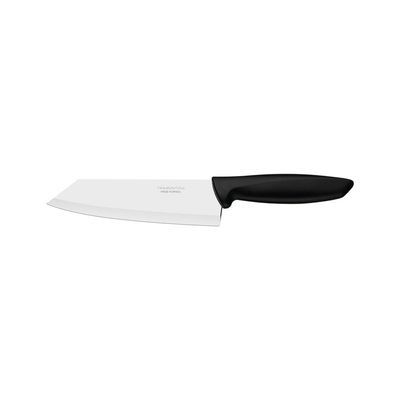Faca para Fatiar e Picar Tramontina Plenus com Lamina em Aço Inox e Cabo de Polipropileno Preto 6"