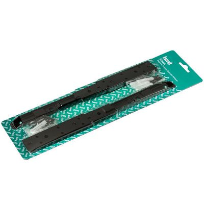 Kit 01 Par Suporte Para Mesa Dobrável Retrátil 30 cm H02 Mão Francesa Preto - Lyam