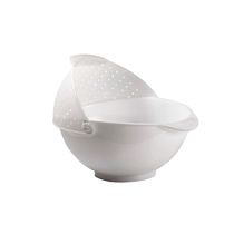 ESCORREDOR PRANA PARA LEGUMES RETRÁTIL DE PLÁSTICO BRANCO LBT1491BR