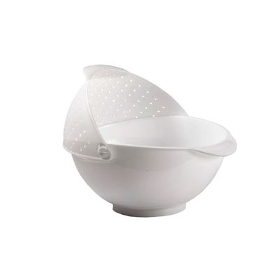 ESCORREDOR PRANA PARA LEGUMES RETRÁTIL DE PLÁSTICO BRANCO LBT1491BR