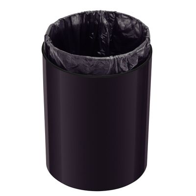 LIXEIRA TRAMONTINA ÚTIL AÇO INOX SCOTCH BRITE EM REVESTIMENTO ESPECIAL A BASE DE VERNIZ BLACK MATTE 5L 94540/084