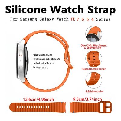 Pulseira SmartWatch Preta Ondas Moderna Para Watch 5 PRO