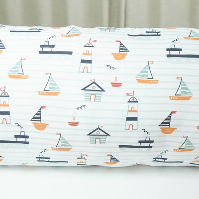 Fronha Capa Para Travesseiro Fofuxão Print Zíper Navios