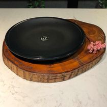 Jogo De 6 Pratos Rasos Redondos 26cm Plástico UZ