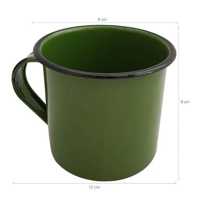 Jogo 6 Canecas Esmaltadas Café 400ml Ágata