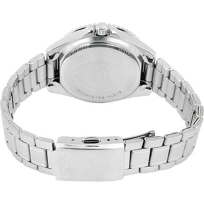 Relógio Casio Masculino Ref: Mdv-10d-1a2vdf Duro Prateado Menor