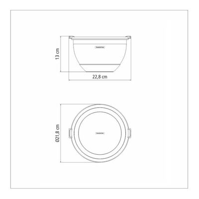 Pote Cucina 3l Em Aço Inox Tramontina 61225-300