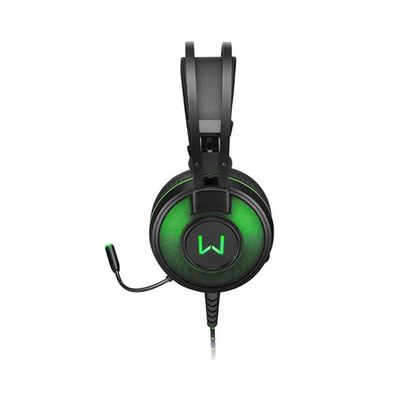 Fone de Ouvido Headset Raiko com Led Warrior Preto - Multilaser