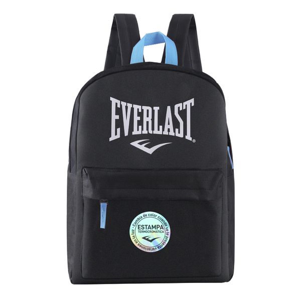 Mochila Thermo Nylon Preto/Azul  Everlast