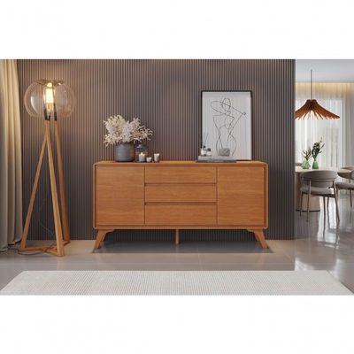 Buffet Sinus 2 Porta 3 Gavetas Mavaular Naturale