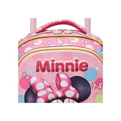 Mochila De Carrinho Escolar Minnie 3d Xeryus