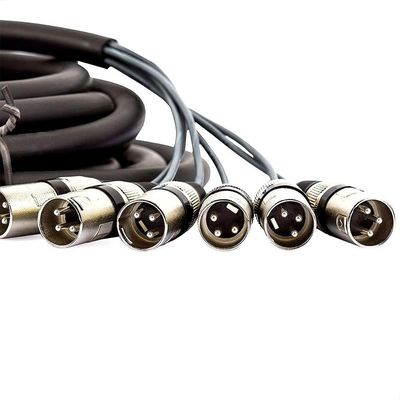 Multicabos Com Conectores Xlr 6 Vias - Cirilo Cabos, 6mts