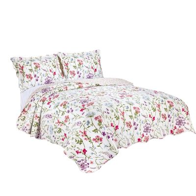 Colcha Dupla Face King 3 Peças Garden Sortida Camesa
