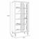 Cristaleira Para Sala de Jantar Bar Adega Led 02 Portas Síria B01 Off White - Lyam