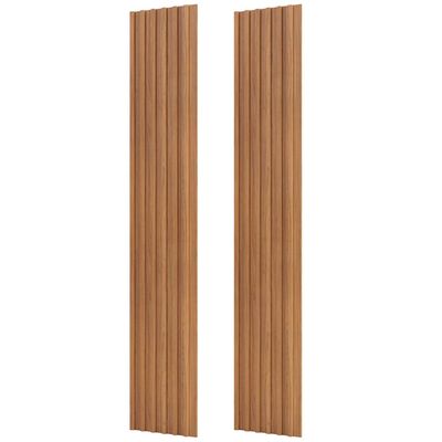 Painel Ripado de Madeira Para Sala Quarto 89x183cm Bairon D03 Freijó - Lyam Decor