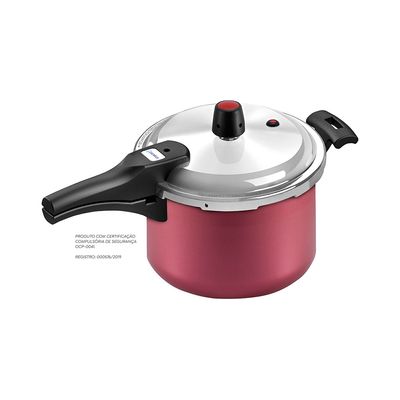 Panela de Pressão Panelux com Fechamento Externo Antiaderente 4,5L