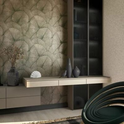 Papel de Parede Sheilas Folhagem Verde 34513