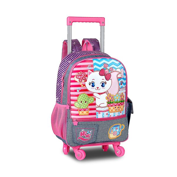 Mochilete Infantil Clio Style Nini Jeans 360° 16 Mochilete Infantil Clio Style Nini Jeans 360° 16