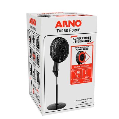 Ventilador de Coluna Arno Turbo Force 6 Pás VFC4 - 40cm 220V