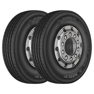 KIT 2 Pneus MRF 295/80 R22.5 Steel Muscle S1F6 152/148M Liso