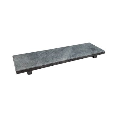 Kit Tabua Gourmet 30x10cm e 2 Molheiras 80ml em Pedra Sabão