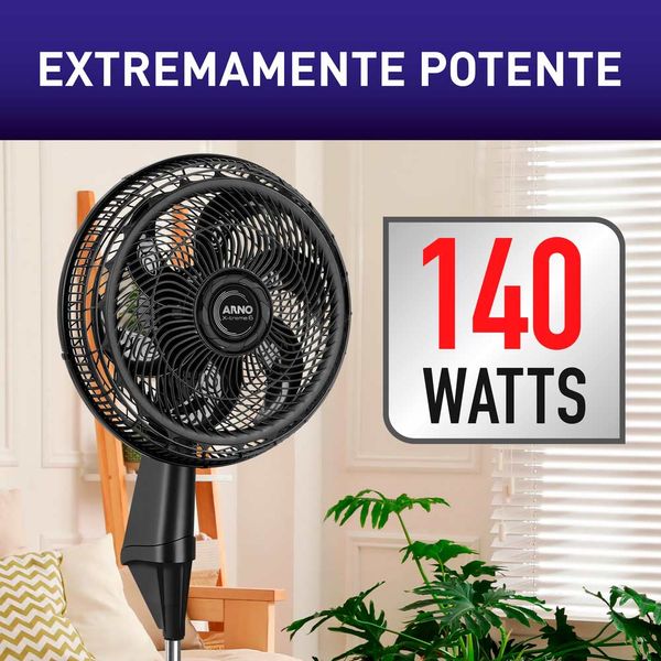 Ventilador de Coluna 40cm Arno X-TREME 6, 6 PÁS 140W 127V VE6C