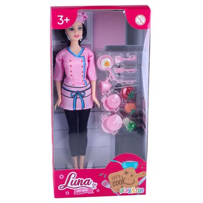 Boneca Luna Chef Menu CV244128 PF