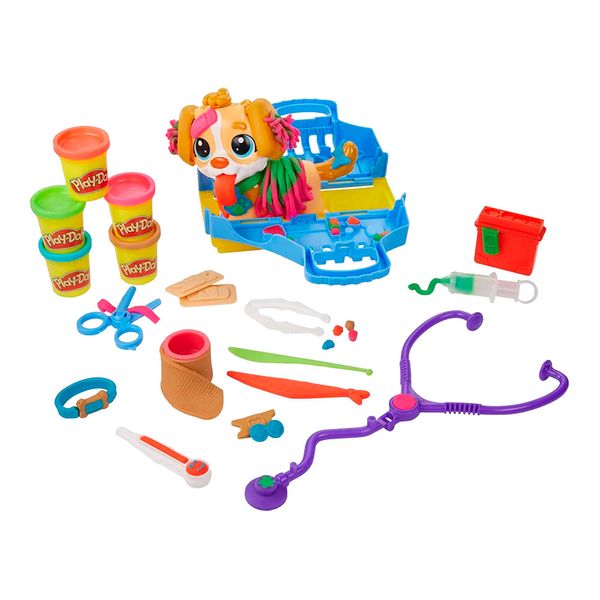 Conjunto Massa de Modelar Playdoh Veterinário Pet Shop