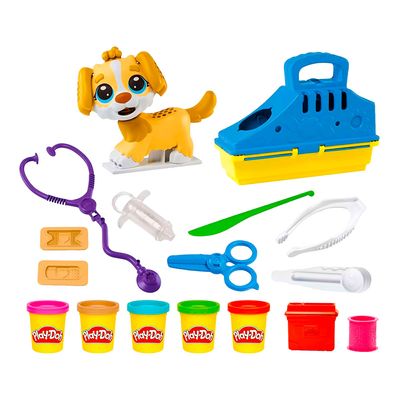 Conjunto Massa de Modelar Playdoh Veterinário Pet Shop