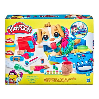 Conjunto Massa de Modelar Playdoh Veterinário Pet Shop
