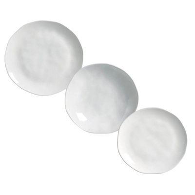 Jogo De Pratos 18 Peças Orgânico New White Porto Brasil