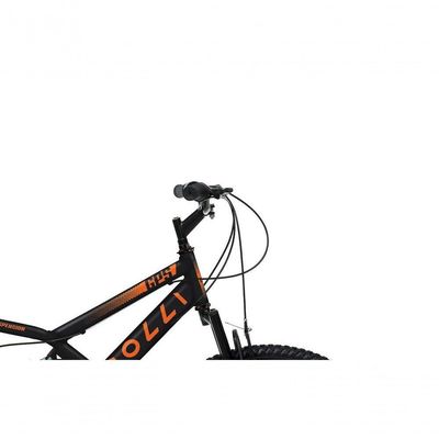Bicicleta Gps 148 Dupla Suspensão E Freios V-brake, Aro 26 Aero, 36 Raias, 21 Marchas Colli Preto-laranja