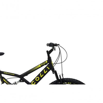 Bicicleta Gps 148 Dupla Suspensão E Freios V-brake, Aro 26 Aero, 36 Raias, 21 Marchas Colli Preto-amarelo