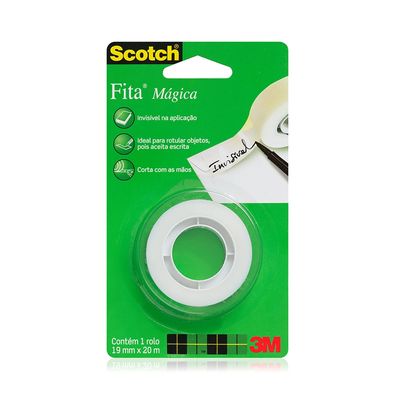 Fita Adesiva Mágica Scotch 3M 19mmx20m