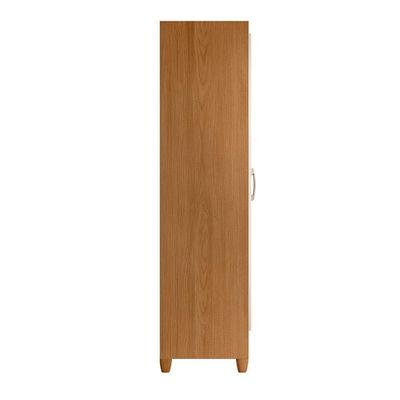 Guarda Roupa Solteiro Quarto Pequeno 3 Portas 2 Gavetas Lima Freijo Com Off White