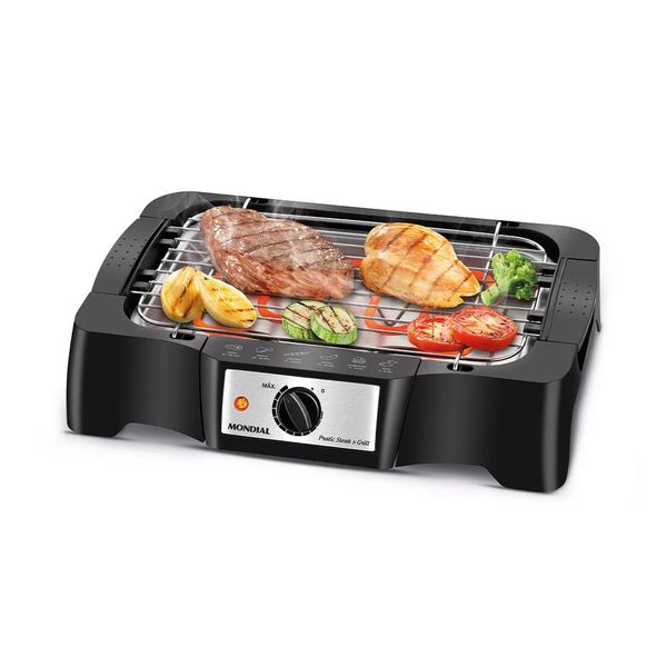 Churrasqueira Elétrica Mondial Pratic Steak & Grill II CH-07 - 220V