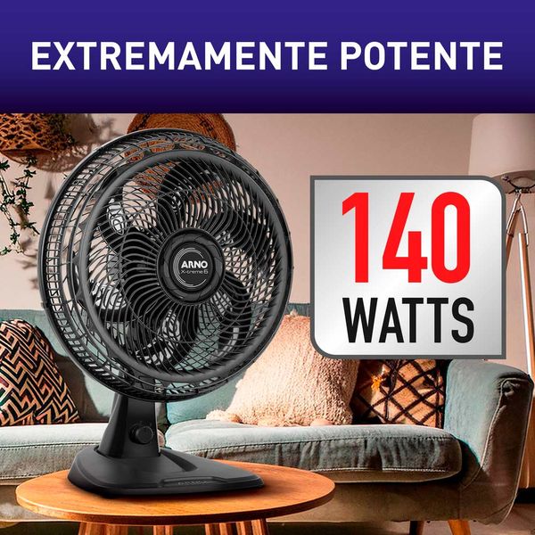 Ventilador de Mesa 2 em 1 40cm Arno X-TREME 6, 6 PÁS 140W 127V VE60