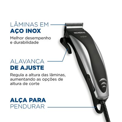 Máquina de Cortar Cabelo Mondial CR02 - 220V