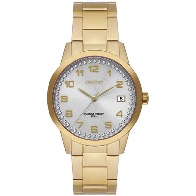 Relógio Orient Feminino Ref:Fgss1237 S2kx Casual Dourado