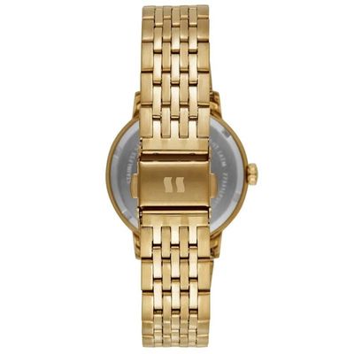 Relógio Seculus Feminino Ref: 77331lpsvda1 Casual Aço Dourado