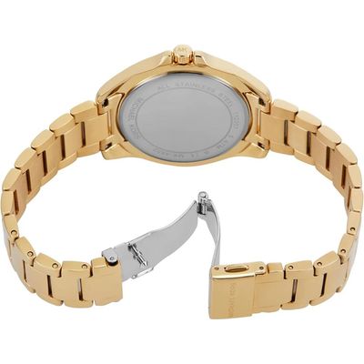 Relógio Michael Kors Feminino Ref: Mk4852/1dn Fashion Dourado