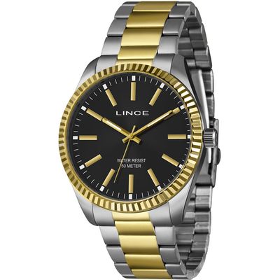 Relógio Lince Masculino Ref:Mrth191l46 P1sk Casual Bicolor