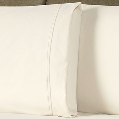 Jogo de Cama Lençol Casal Conforto Percal 300 Fios 3 Peças - Palha