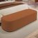 Kit 02 Puffs Decorativos Orgânicos Para Living Quarto 195cm Doha W01 Bouclê Terracota - Lyam Decor