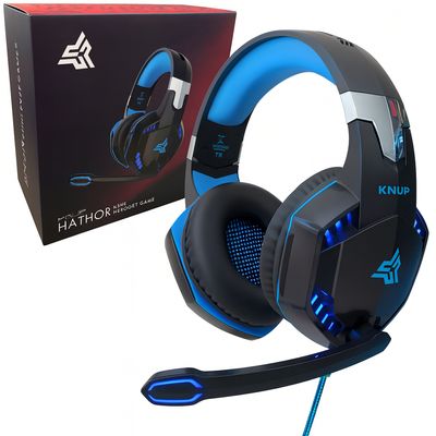 Headset Gamer com Microfone Flexível e Som 108dB